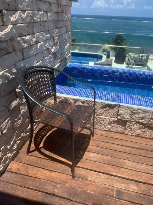 Bonita Habitacion Con Pequena Piscina A Aire Libre Puerto Morelos Zewnętrze zdjęcie