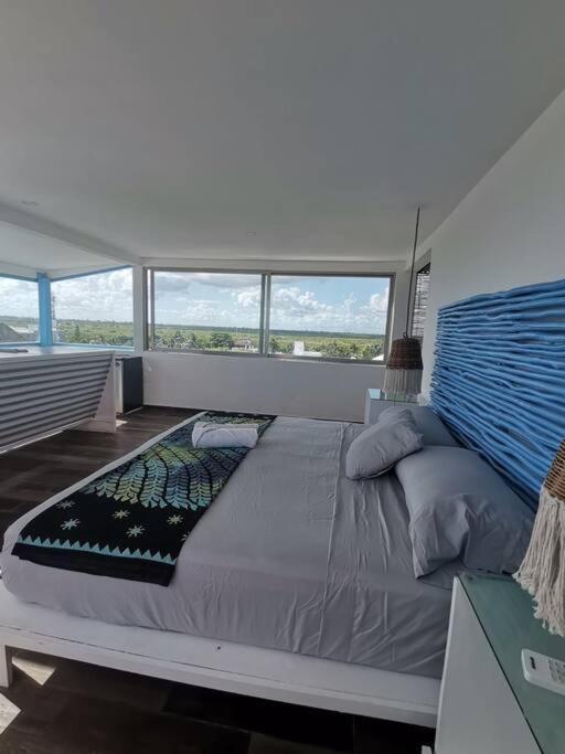 Bonita Habitacion Con Pequena Piscina A Aire Libre Puerto Morelos Zewnętrze zdjęcie